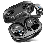 Wireless Earbuds Sport, 2026 Rulefiss 75Hrs Bluetooth 5.4 Headphones HiFi Stereo Ear Buds, 4 ENC Noise-Cancelling Mic, IP7 Waterproof Running Earphones with Earhook, USB-C, for Android iOS Gym Workout