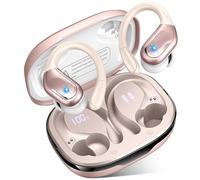 Wireless Earbuds Sport, 2026 Rulefiss 75Hrs Bluetooth 5.4 Headphones HiFi Stereo Ear Buds, 4 ENC Noise-Cancelling Mic, IP7 Waterproof Running Earphones with Earhook, USB-C, for Android iOS Gym Workout