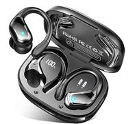 Wireless Earbuds Sports, App Custom EQ, 75Hrs Bluetooth 5.4 Headphones HiFi Stereo, 4 ENC Noise-Cancelling Mic, IP7 Waterproof, Running Earphones with Earhooks, Ear Buds for Android iOS Gym Workout