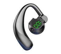 Wireless Earbuds, Sports Earphone, Digital Display Long Lasting Battery, Ergonomic Earhooks Secure Fit, Wireless Headset for Music, Phone Calls, Running, Studying, Gym, Swimming, Home