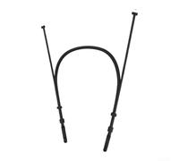Wireless Earbuds Strap Magnetic Anti-Lost Silicone Neck Rope for AirPods Earbud Lanyard Sport String Tether Running Accessory 70cm(Black)