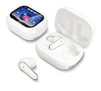 Wireless Earbuds Touch Screen Earphones ANC Noise Cancelling HiFi 6EQ Modes | Bluetooth 5.4 In Ear Headphones, Waterproof Earphones Headphones Wireless Ear buds for iPhone Android - White