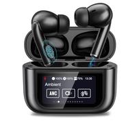 Wireless Earbuds -Touchscreen Headphones Bluetooth 5.4 In Ear Noise Cancelling Earphones 48H HiFi 5 EQ Modes, Headphones Wireless IPX7 Waterproof Earphones ANC Ear buds for iPhone Android (Black)