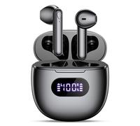Wireless Earbuds, V5.3 Bluetooth Headphones, 48H Playtime LED Display Wireless Headphones, HiFi Stereo Deep Bass Bluetooth Headphone, IPX7 Waterproof Ear Buds with Built-in Mic for Office/Workout/Home