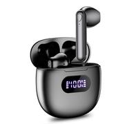 Wireless Earbuds, V5.3 Bluetooth Headphones, 48H Playtime LED Display Wireless Headphones, HiFi Stereo Deep Bass Bluetooth Headphone, IPX7 Waterproof Ear Buds with Built-in Mic for Office/Workout/Home