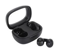 Wireless Earbuds with Charging Case, Open Ear Noise Cancelling Headphones with Microphone, Bluetooth 5.3, IPX4 Waterproof, Earbuds for Sports Working Travel (Black)