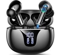 Wireless Earbuds with Screen, Bluetooth 5.4 Head Phones, 48H Playtime, Touch Control HiFi Stereo True Earphones in Ear,Ear Buds Headphone for iPhone,andriod and Phone,Ear Buds for Sports/Workout