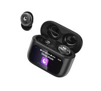 Wireless Earbuds with Smart Touch Screen, 2026 Mini Sleep Earbuds Bluetooth 5.4 Headphone In Ear with Noise Cancelling Mic, 48Hrs Playtime Hi-Fi Stereo Sound, 5 EQ Modes/IP7 Waterproof Ear Buds Black