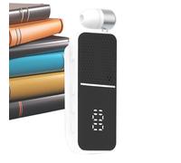 Wireless Earphone - Noise Cancelling Digital Display Headphones ABS 7.3 x 2.8 x 2.2 cm | Running Workout Earphones with Charging Case for Work Sports