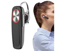 Wireless Earphone - Single Ear Hook Headset, Extended Battery Playback Crisp Sound Sport Design Secure Fit Noise Isolation Music Calls | Running Workout Gym Fitness Cycling Outdoor Activity For Family