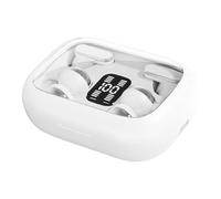 Wireless Earphones, 2 in 1 Clip on Earbuds In-Ear Wireless 5.4 Earphones, Comfortable Waterproof Electronic Accessories LED Display Sport Headphone for Phone Gym Workouts
