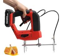 Wireless Electric Bee Remover for Honey Harvesting, Portable Handheld Bee Shaker with Rechargeable Battery, Cordless Beehive Frame Shaker for Beekeepers