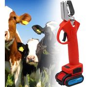 Wireless Electric Ear Tag Pliers - Universal Animal Marker Tool for Farm Cattle and Pigs, 2000mAh Battery, Quick and Easy Tagging Solution
