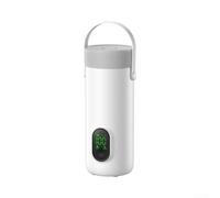 Wireless Electric Kettle 1L Fast Boil Travel Jug with Auto Shut-Off for Camping Tea Coffee White