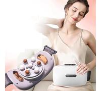 Wireless Electric Slimming Belt - Abdominal Stomach Massager with 15mm Massage Head, Adjustable Intensity and 5 Modes for Dysmenorrhea Relief