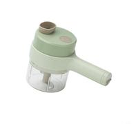 Wireless Electric Vegetable Cutter for Garlic and Cowpea Portable Food Chopper with Direct Pot Slicing and Easy Cleaning USB Charging 20.5x9.5cm