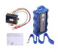 Wireless Electric Winch Remote Control with 434 MHz Receiver for 12V/24V Trucks SUVs ATVs UTVs, ABS and Rubber Construction, 75 ft Range, Drop-Resistant Impact-Resistant Design