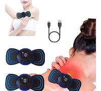 Wireless EMS TENS Massager, Nerve & Muscle Stimulator with 8 Modes and 19 Gears, USB Rechargeable Whole Body Massager, Muscle Relaxation & Instant Pain Relief for Arms, Neck, Back, Waist, and Legs