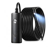 Wireless Endoscope Camera with WiFi, 1440P HD Borescope Inspection Camera for iPhone and Android, 8mm Waterproof Snake Camera with LED Lights for Car Repair, Drain, Pipe and Industrial Inspection