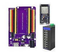 Wireless Expansion Board - 4MB Flash ESP32S, Core Processor, Universal Breakout Kit | Home Automation Circuit Building Robotics Coding Education Engineering Programmable Logic Controller Node
