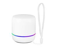 Wireless Extra-Bass 5W Sound Speaker Multi-coloured LED 4h Autonomy Akashi White