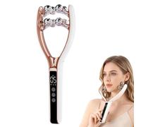 Wireless Facial Massager with 3D Roller, Shaper & Slimmer for Women, Korean Skin Care, Lymphatic Contour Face Brush Face Roller Lymphatic Drainage, Rechargeable for Home & Travel Use (Upgraded)