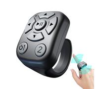 Wireless Finger Scroller Bluetooth Remote Control, Smart Page Turner Presentation Clicker, Fingertip Lazy Ring Remote