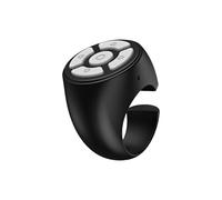 Wireless Finger Scroller, Ring Remote, Content Creator Shutter Button, Compact Mobile Phone Controller with Rechargeable Smartphone, Video for Selfie