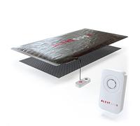 Wireless Floor Sensor Pressure Mat - Portable Wireless Receiver for Elderly & Dementia Care, Black