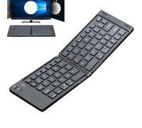 Wireless Folding Keyboard,Foldable Wireless Keyboard | Foldable Rechargeable Keyboard | Low Noise Wireless Input Device Foldable Input Type Tool for Laptop Tablet Smar