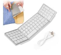 Wireless Folding Keyboard - Multi-language Support Multi-System Keyboard - Multi-language Multi-Device Small Keyboard for Tablet And Smart Phone