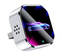 Wireless for CarPlay Adapter for Car with for Android Auto Compatibility for 5.3 and 2.4G/5.8G Dual-Band WiFi, Portable Vehicle Interconnection Box with Metal Housing(E)