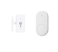 Wireless For Smart home remote switch with RF control, designed for remote button pushing, includes rechargeable battery with extended usage time (1)