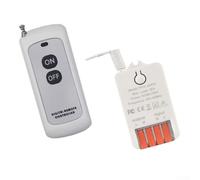 Wireless Forward-Reverse Remote Switch for Linear Actuators, AC 90-250V, 16A, RF 433MHz, 5 Operating Modes, Compatible with Electric Curtains & Ga