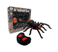 Remote Control Spider, Realistic Wireless Fright Props Remote Controlled Spider- Creepy Soft Scary Plush Tarantula Spider, Infrared Control LifeLike Crawl Best Gift Set For Kid