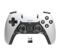 Wireless Game Controller for Windows PC/Raspberry Pi/PS3 Gamepad Rechargeable Portable Remote Joystick Joypad with Turbo for Desktop Laptop Computer Emulator,Roblox,Steam, RetroPie,RecalBox,RetroArch