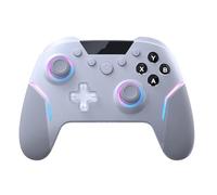 Wireless Gamepad Enhanced Controller Compatible with PC/NS/TV/Phone/Laptop, Ha&ll Micro Triggers Joystick RGB Effect(X20)