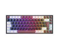 Wireless Gamer Keyboard Tri Mode BT5.0 2.4G USB C 75 Percent RGB Mechanical Compatible With RK84 RK Brazilian Spanish(Brazilian Warrior)