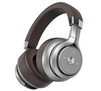 Wireless Gaming Headset, Lightweight Headphones with LED Light and Soft Memory Earmuffs for PS4/ Xbox One/Mac/PC Controller/laptop, Switch and Mobile Compatibility (Brown)