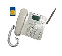 Wireless GSM Desk Phone - BW Fixed Phone GSM Quad Band 2.4 Inch Screen/Rechargeable Battery/Caller ID/Bis/Hands-Free Function