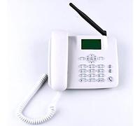 Wireless GSM Desktop Phone,with Caller ID Display Landline Telephone, Handsfree,Send And Receive Text Messages,Caller ID,Quadband GSM Classic Desk TelePhone, Wireless SIM Card, White