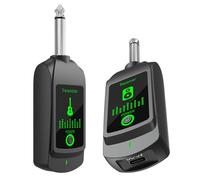 Wireless Guitar System 50M Range Audio Transmitter Receiver for Bass(One To Two) (One To Two)