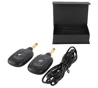 Wireless Guitar System Professional Audio Transmission Receiver Transmitter Kit for Electric Guitar Performance Practice Metal Construction Compact Size Lightweight
