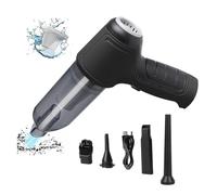 Wireless Handheld Car Vacuum Cleaner, Blow,Suck,Pump 3 in 1 Keyboard Cleaner High Security Cleaners For Home, For Car, Home, Office,Black