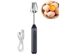 Wireless Handheld Egg Beater - Hand Mixer Whisk | Immersion Blender Egg Beaters, 3-Speed Adjustable Frother Stirring Whisk Removable for Milkshake Cream Kitchen Butter Sauces & Soup, 3.5x3x18cm