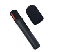 Wireless Handheld Thick Colorful Microphone Covers for JBL PartyBox Encore2 and for JBL PartyBox Encore Wireless Mic Windproof Anti-Saliva and Washable Sponge Foam Cover (black)