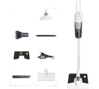 Wireless Handheld Vacuum Cleaner Powerful Cordless with 30Min Runtime for Home Car Cleaning Portable Rechargeable with Attachments White(F)