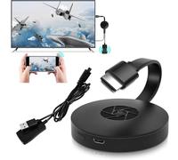 Wireless HDMI Display Adapter, 4K HDR Screen Mirroring Display Dongle Wifi HDMI Adapter Connector, 1080P Streaming Media Video Sound, Compatible for Android/IOS/Windows/Mac/Projector/DLNA/Monitor