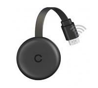 Wireless HDMI Display Adapter 4K HDR Screen Mirroring Dongle, 2.4G Wi-Fi Transmitter Receiver for TV Projector Smartphone Laptop PC, 3840P 1080P Video Output, Black TV Stick