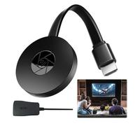 Wireless HDMI Display Adapter, 4K Streaming Dongle Miracast DLNA Airplay Compatible with Android iOS Windows Mac, Stable Low Latency 2.4/5GHz Dual-Band, Plug & Play Streaming Device for TV
